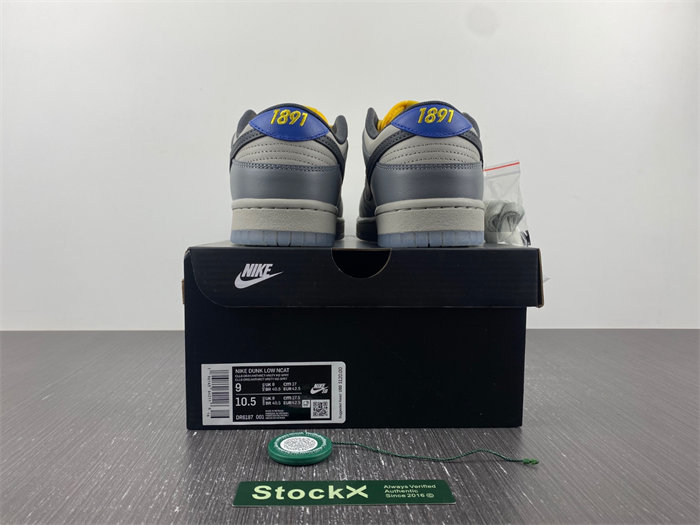 nike dunk low N0*H carolina a&t dr6187-001